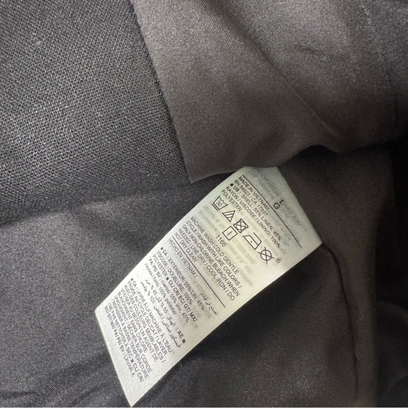 Old Navy Women’s Linen Blend Black Vest - Picture 5 of 6